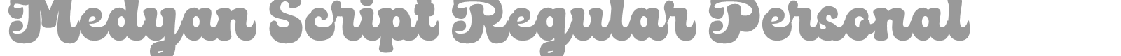 Medyan Script font preview